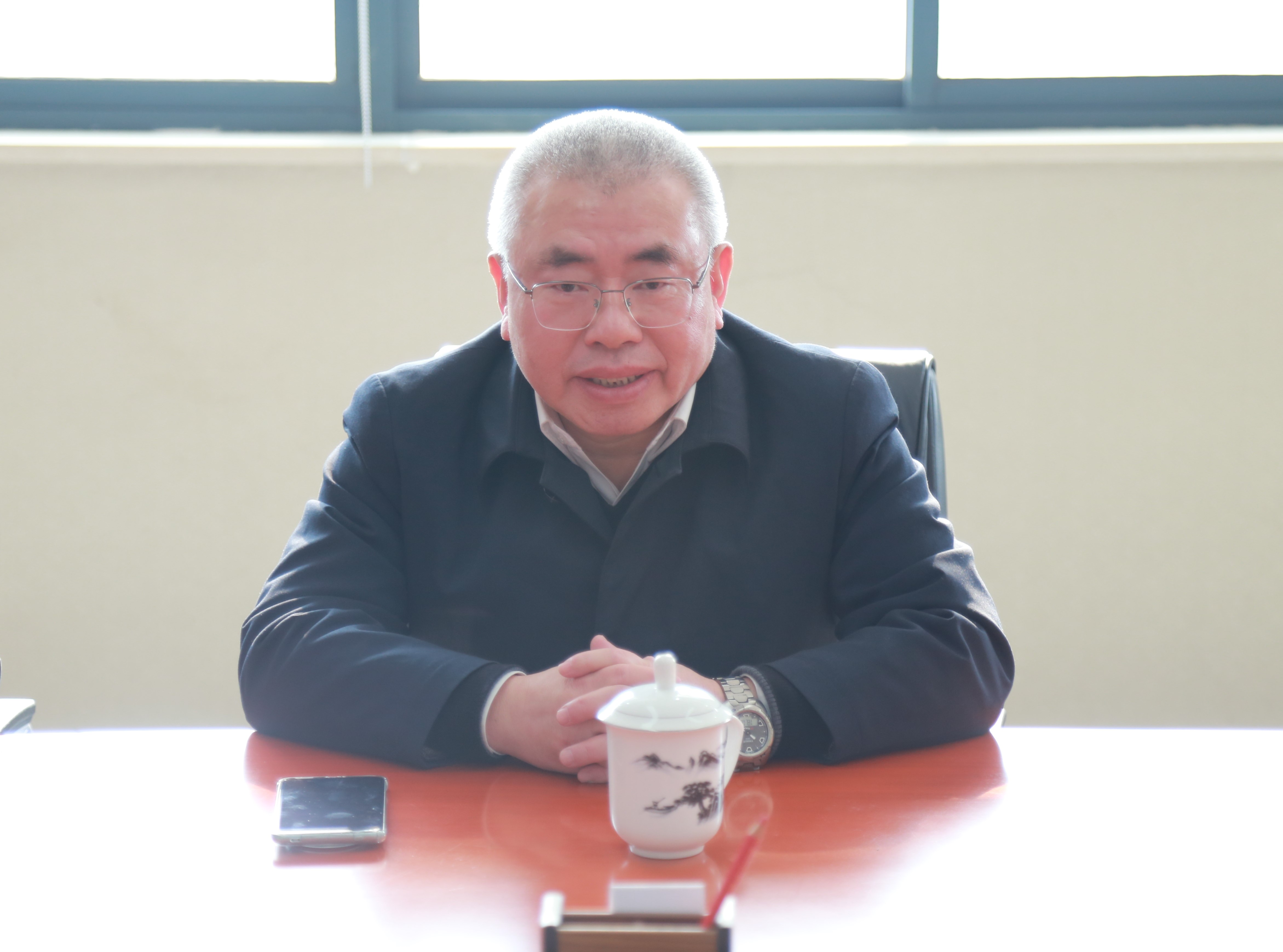 集團公司黨委書記、董事長、總經(jīng)理楊安國作工作指導(dǎo).JPG