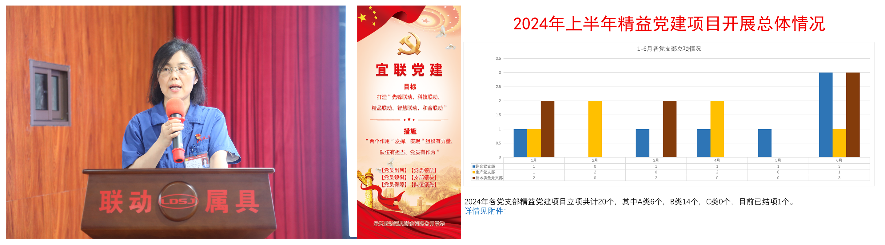 公司黨委副書記、紀委書記王麗解讀“宜聯(lián)黨建”品牌并通報2024年上半年精益黨建項目開展情況.png